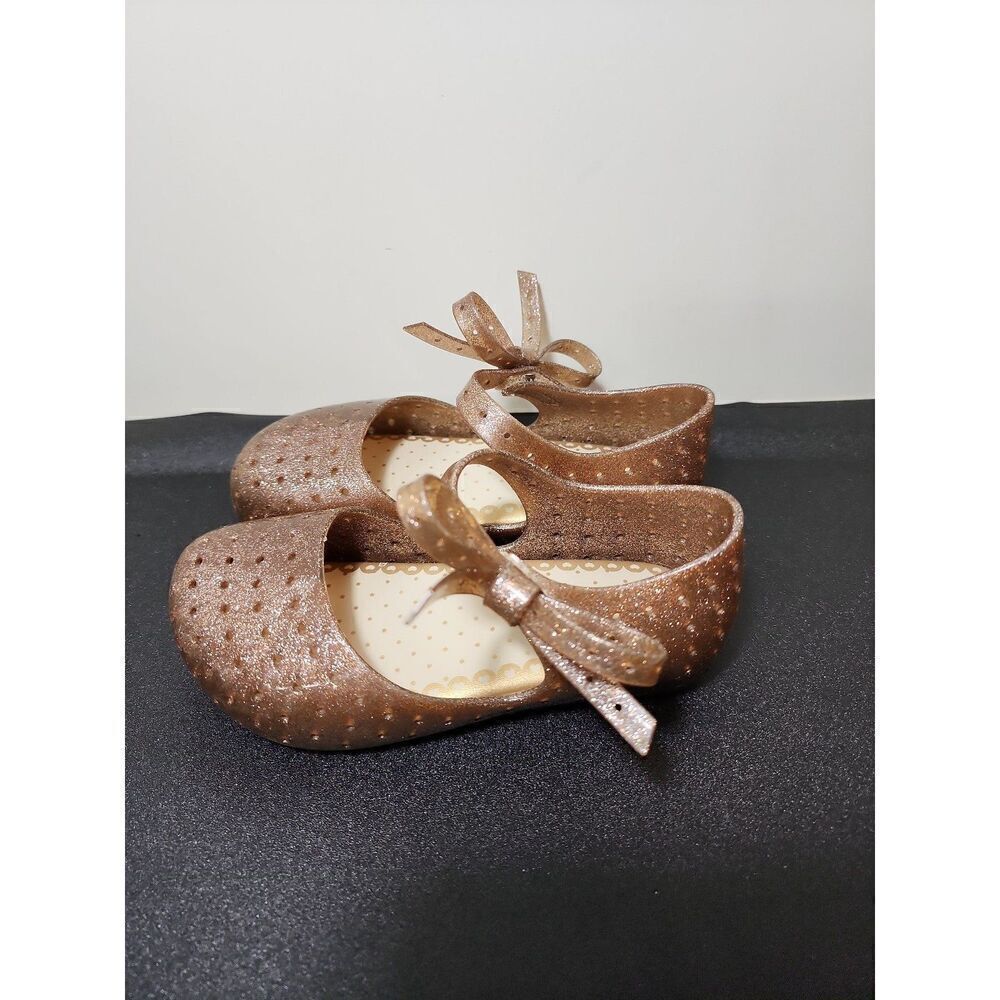 MINI MELISSA Ultragirl Glitter Shoes Size 10